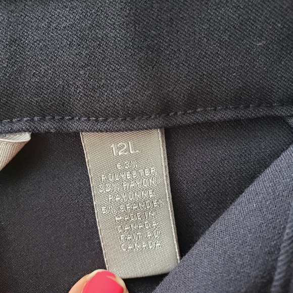 Investments Women's 12L Dark Blue Dress Pants - Picture 5 of 6